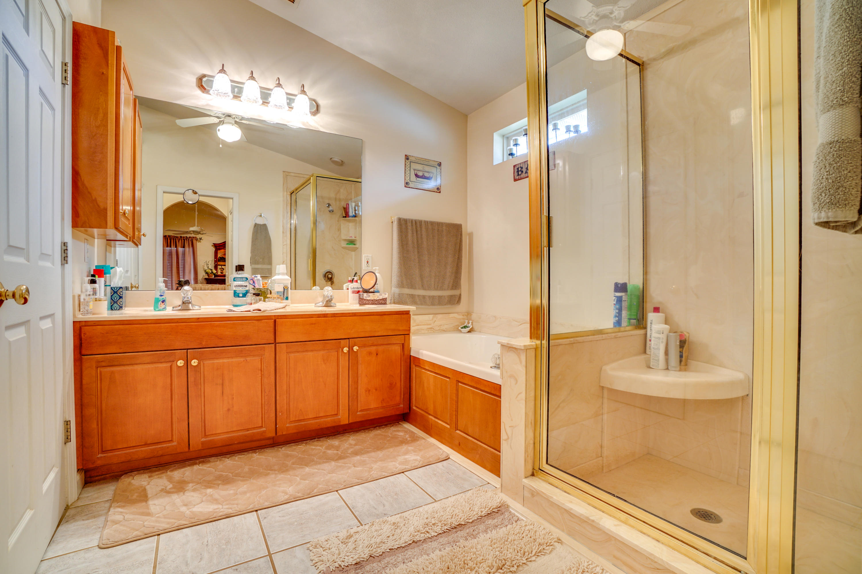 1940 Eldridge Road Cottondale, FL 32431 - Photo 30 of 42 a bathroom with a sink double vanity and a mirror