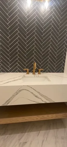 a view of wooden door