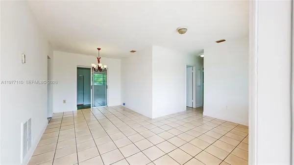 a view of an empty room