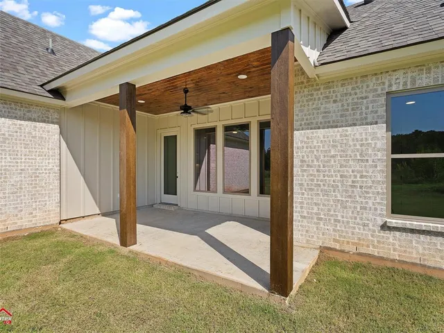 a view of front door of house