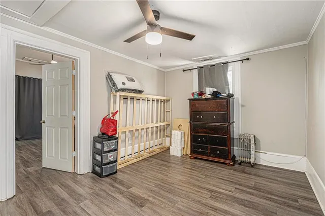 a view of livingroom with furniture and wooden floor