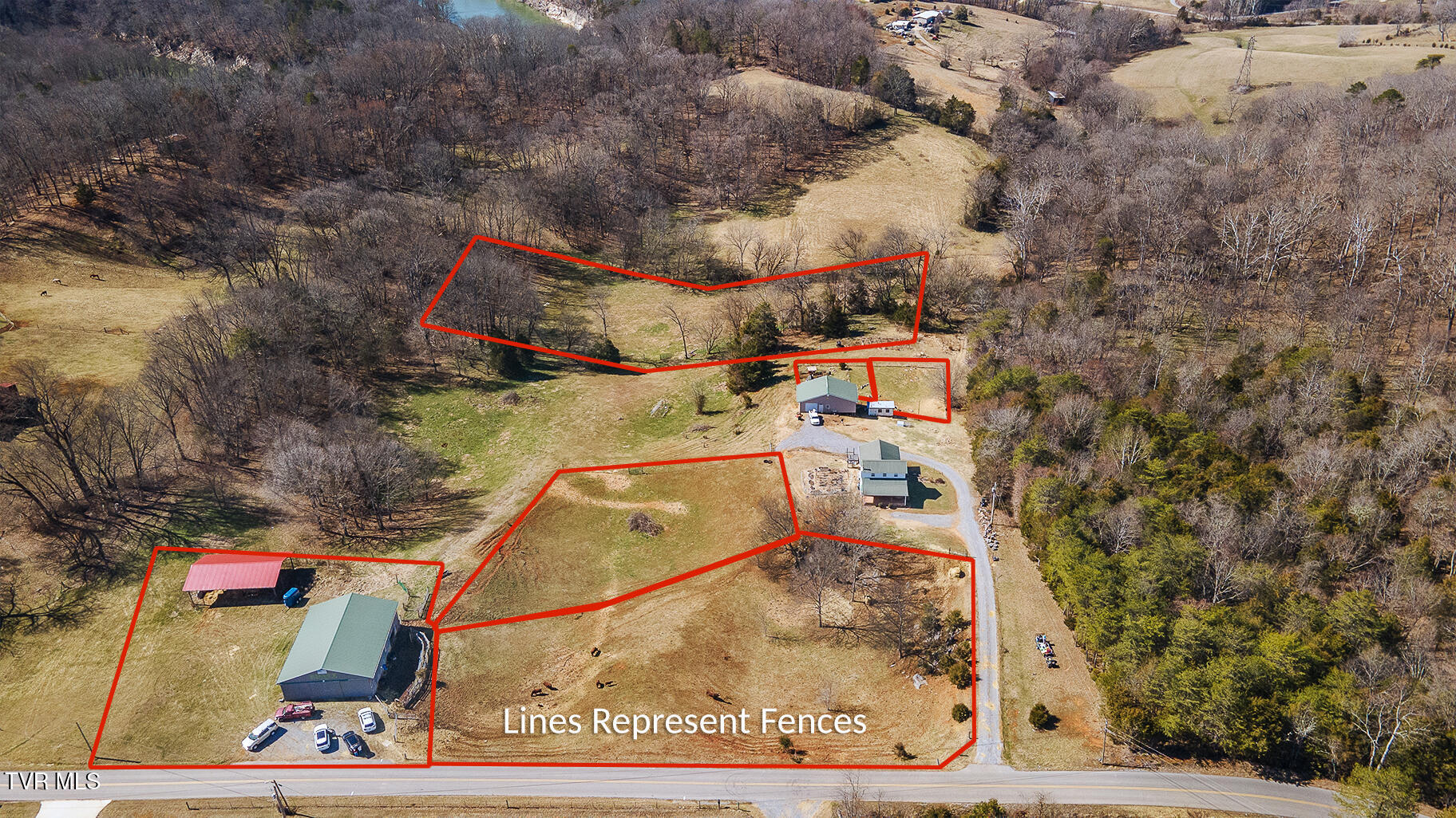 1369 Bright Hope Road Greeneville, TN 37743 - Photo 61 of 61 Photo Marked with Fencing
