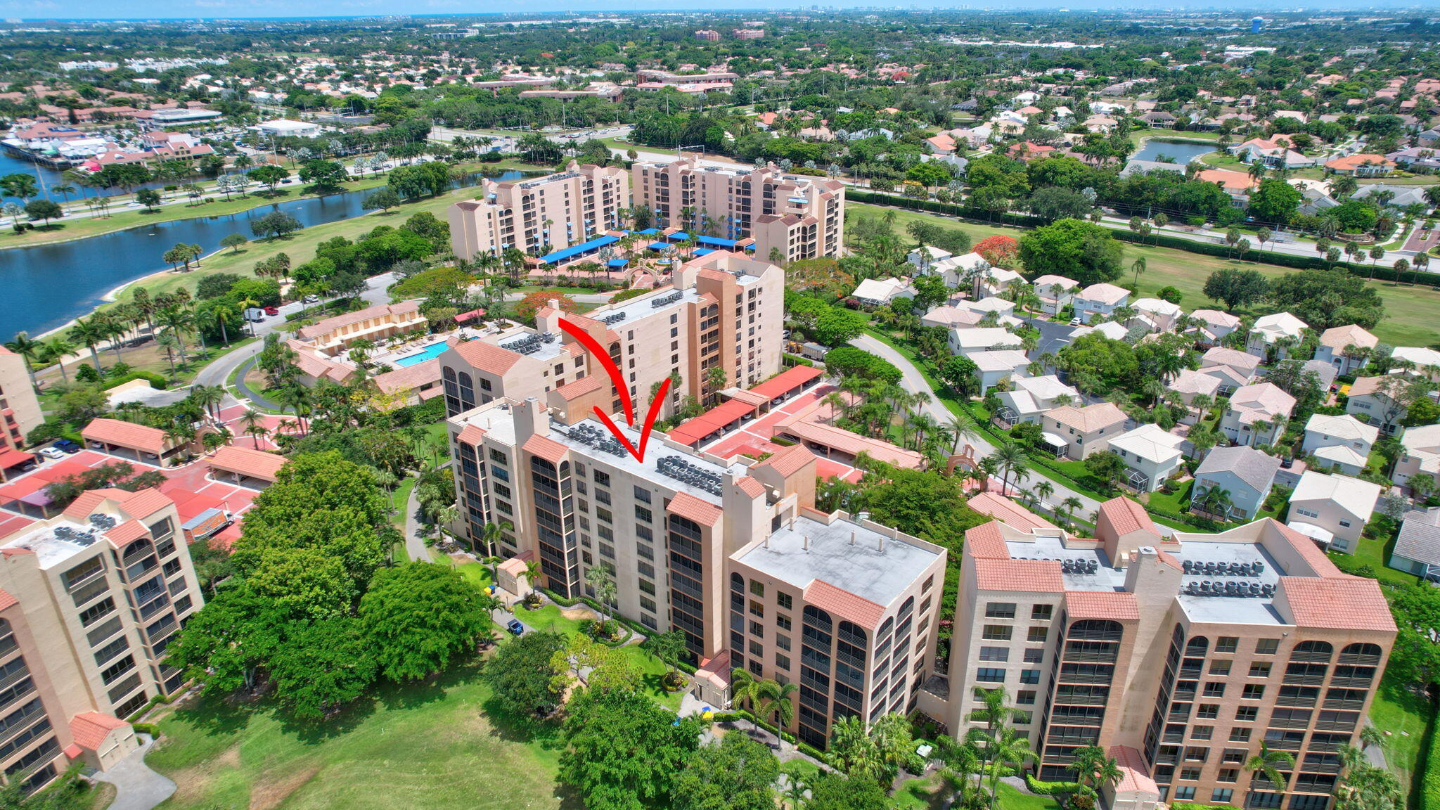 7217 Promenade Drive, Unit 502 Boca Raton, FL 33433 - Photo 36 of 46 Aerial
