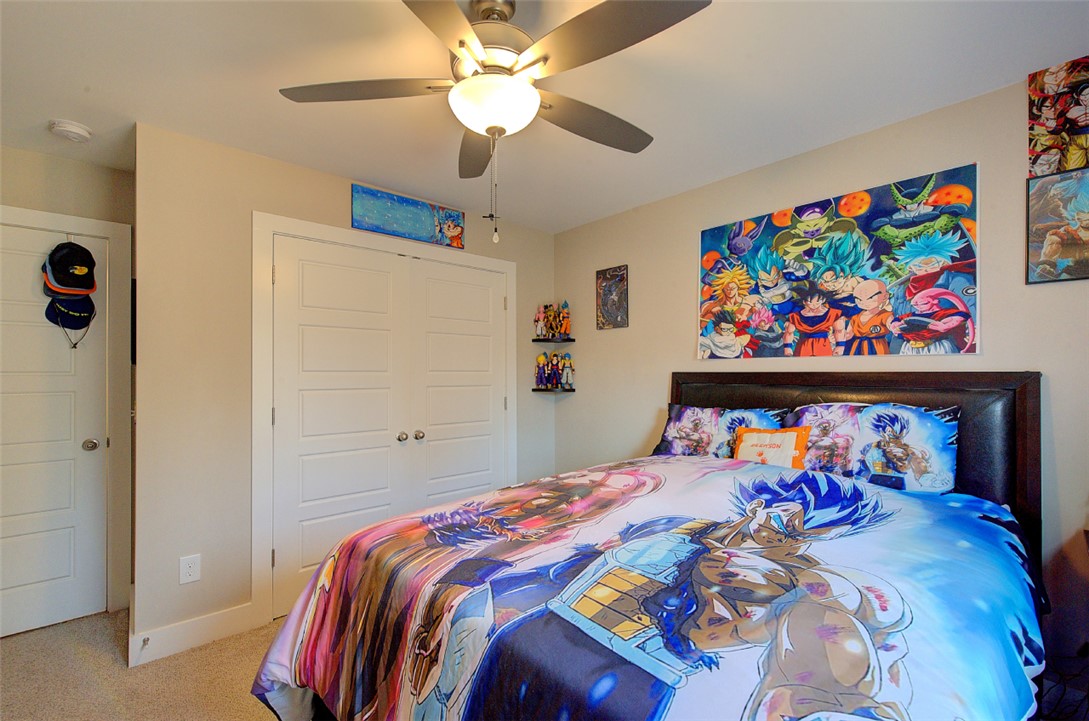 110 Sanders Drive Easley, SC 29642 - Photo 17 of 23 This cozy bedroom features a ceiling fan, closet, and ample space for personal touches.