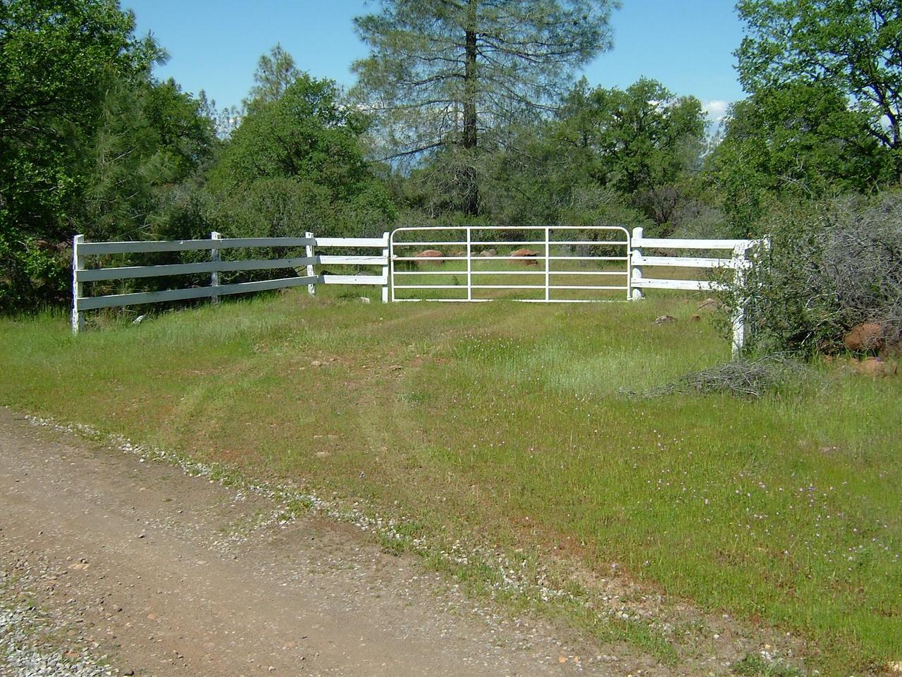 gate to property