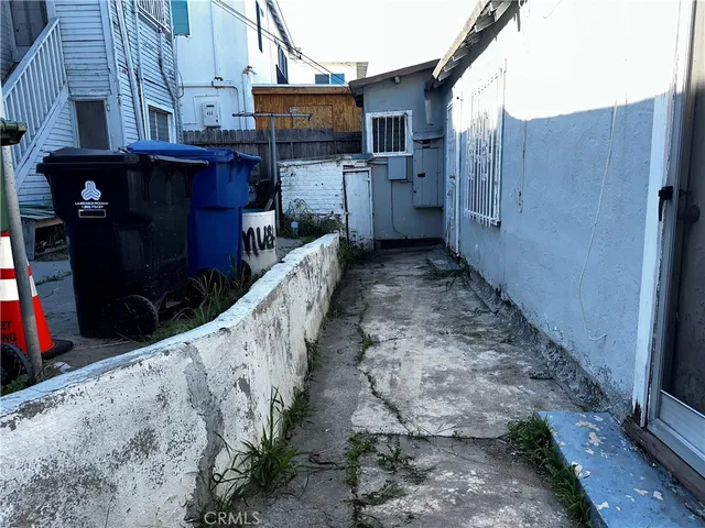 a view of balcony and bathroom