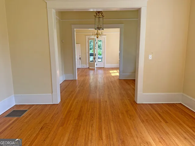 wooden floor in an empty room
