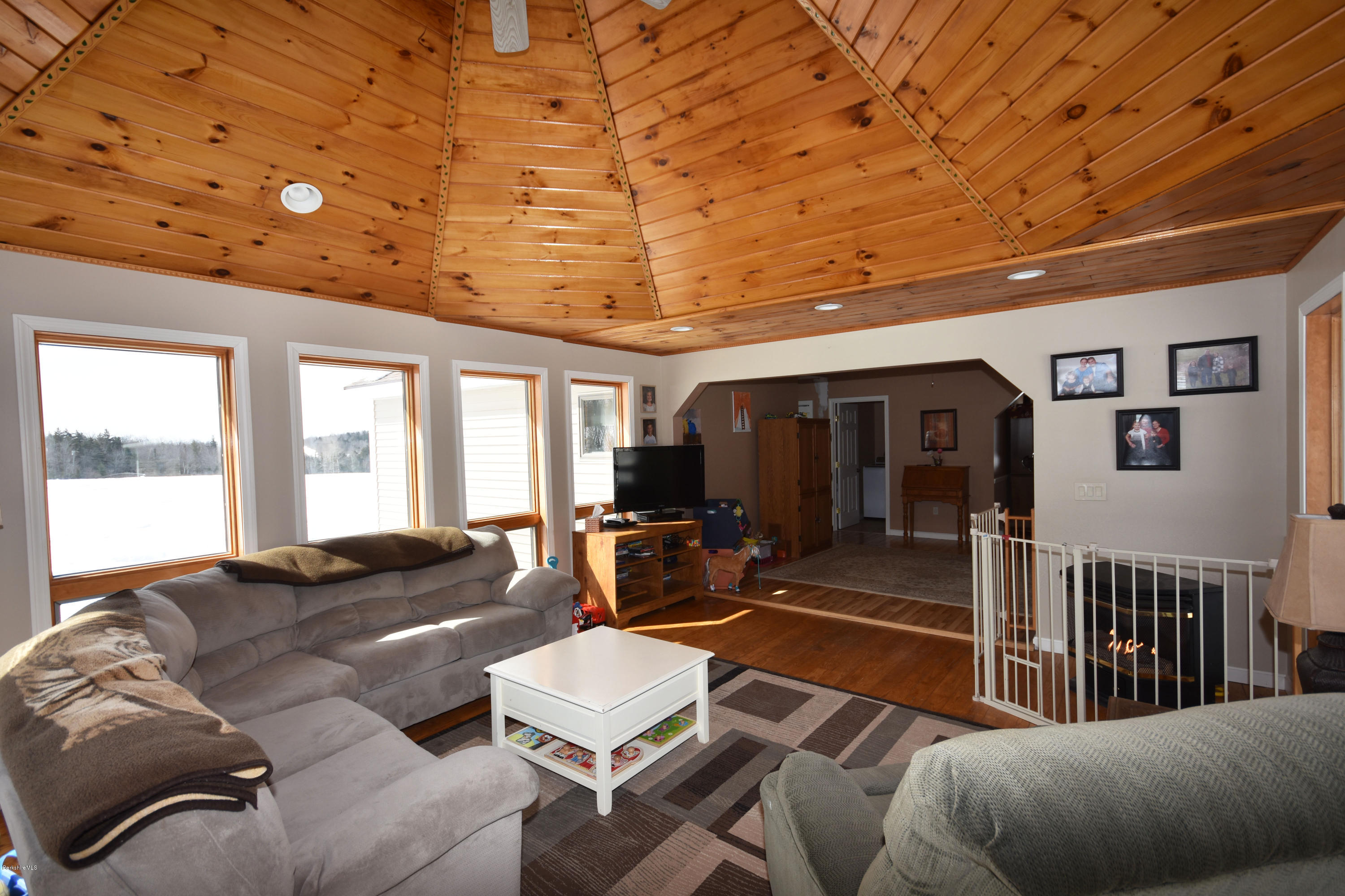 215 Windsor Road Savoy, MA 01256 - Photo 19 of 55 a living room with furniture and a large window