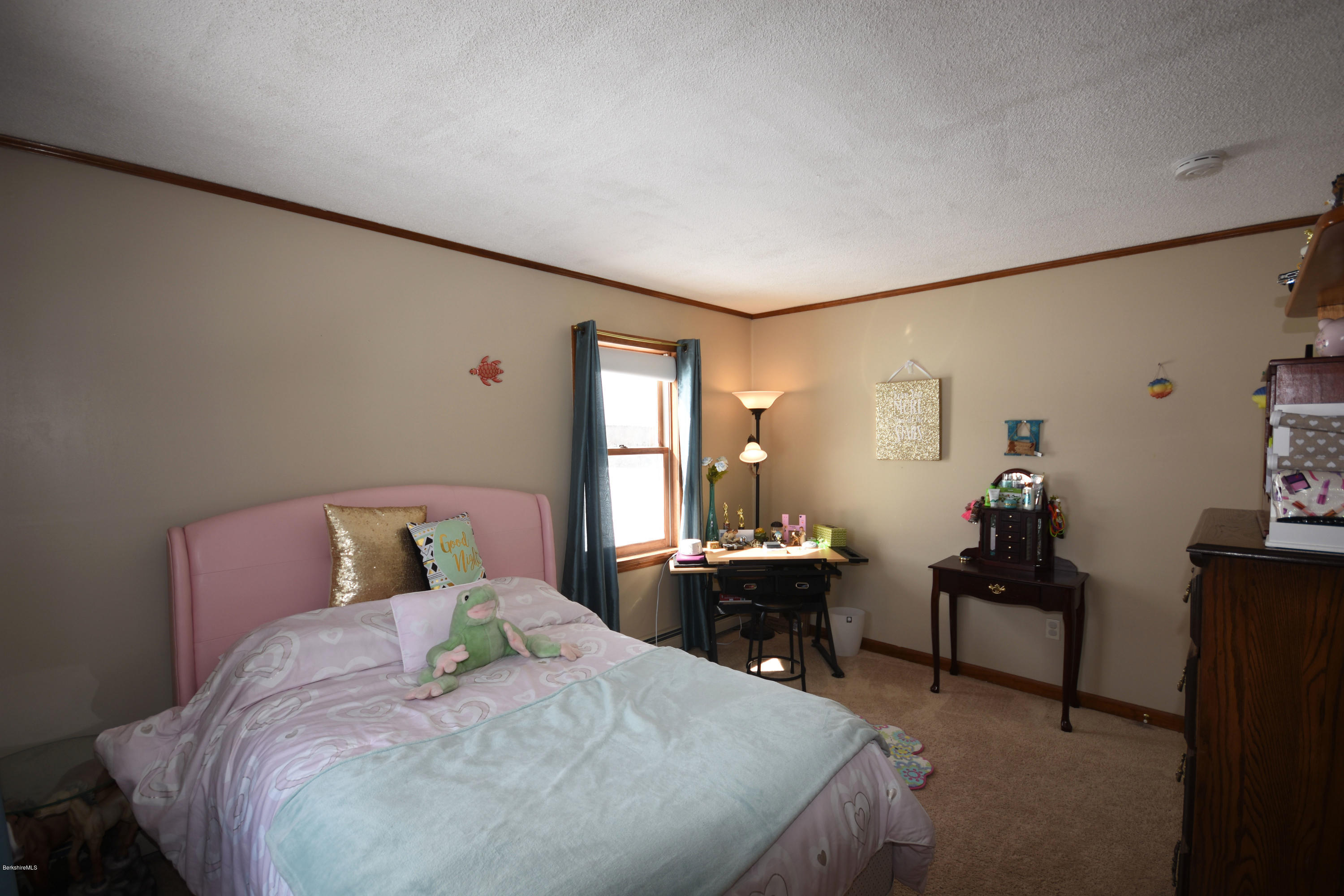 215 Windsor Road Savoy, MA 01256 - Photo 31 of 55 a bedroom with a bed and wooden floor