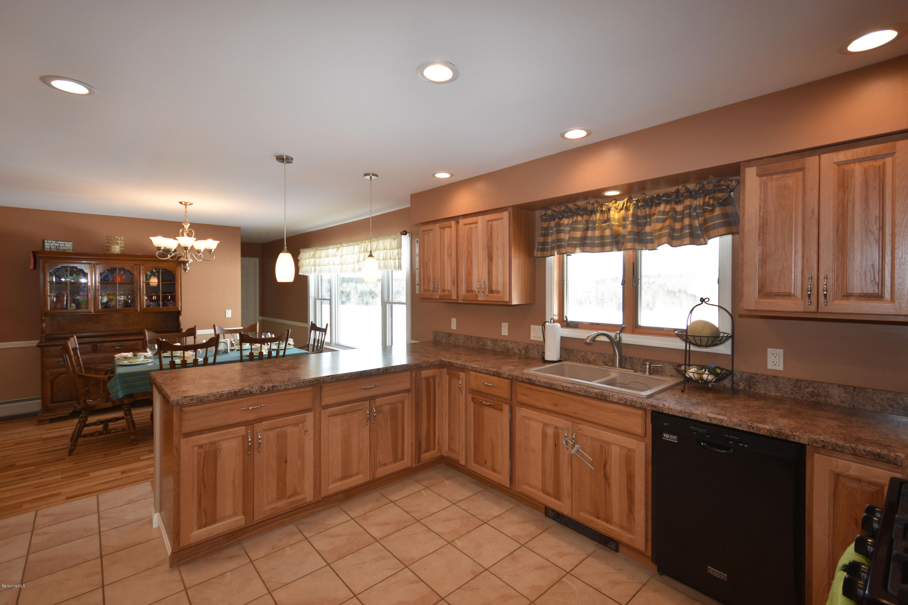215 Windsor Road Savoy, MA 01256 - Photo 10 of 55 a kitchen with lots of counter top space sink and center island