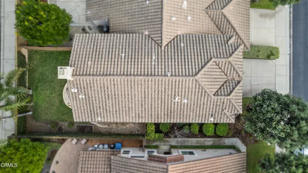 a view of a backyard with a garden