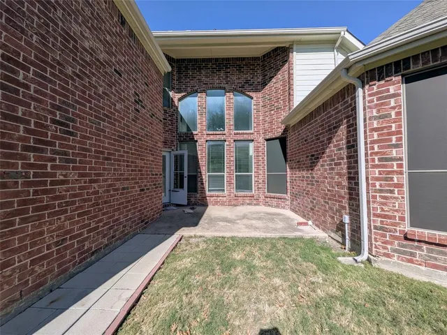a view of front door of house