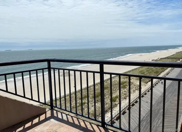 a view of a balcony