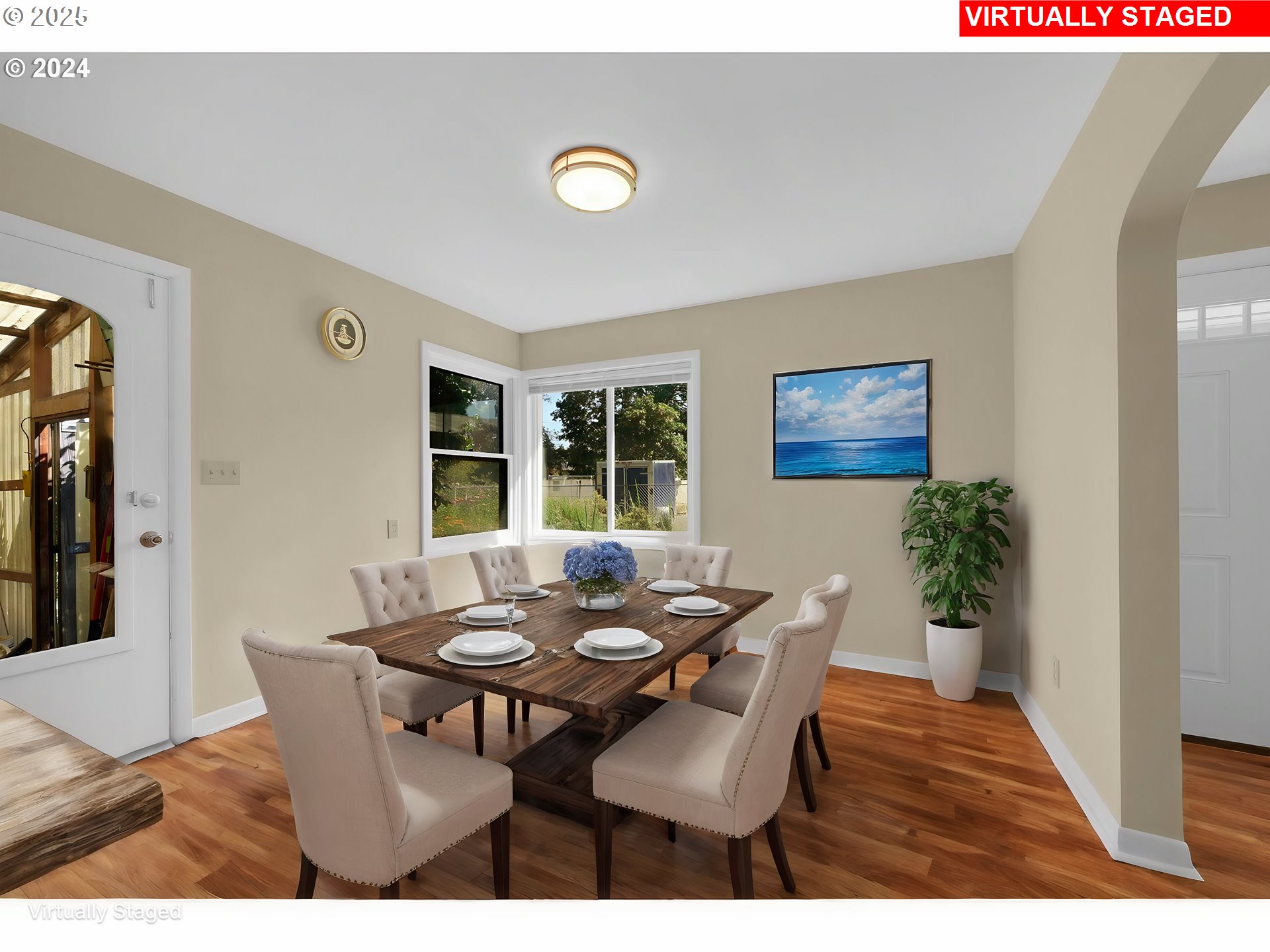 1427 Anderson Lane Springfield, OR 97477 - Photo 15 of 48 a view of a dining room with furniture and wooden floor