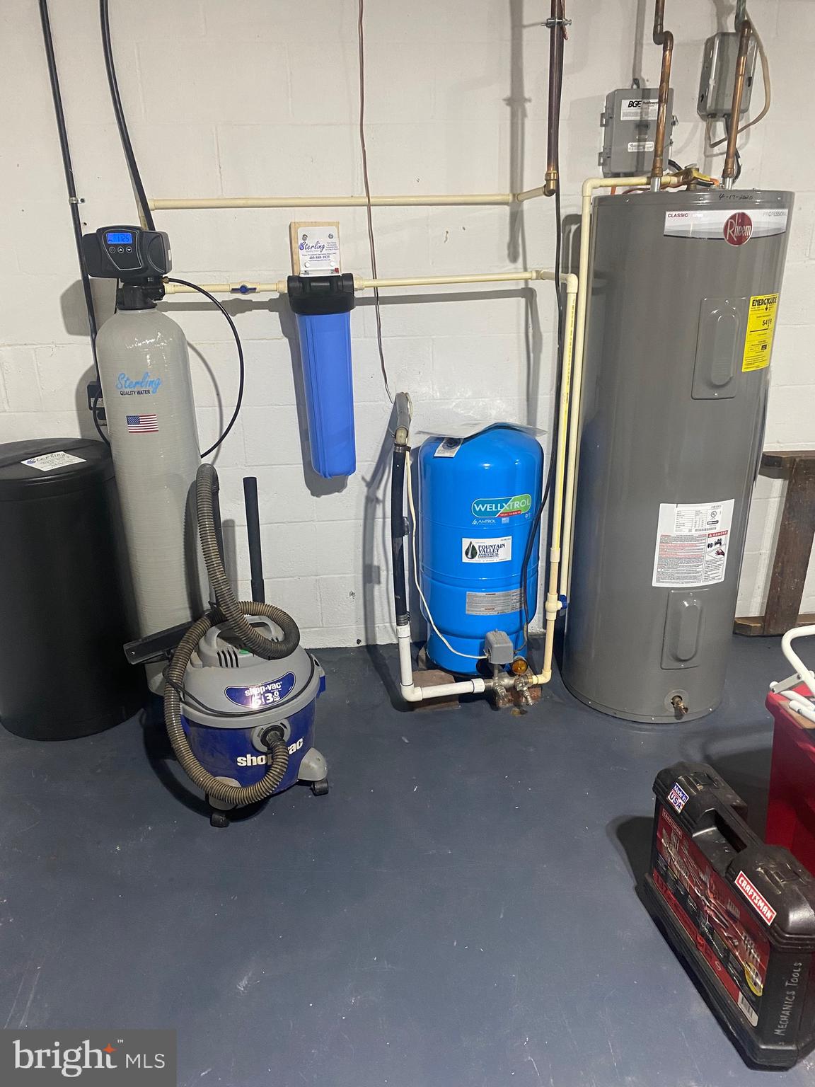1512 Miller Road Westminster, MD 21158 - Photo 64 of 71 Utility Area /Water Heater & Water Treatment Area