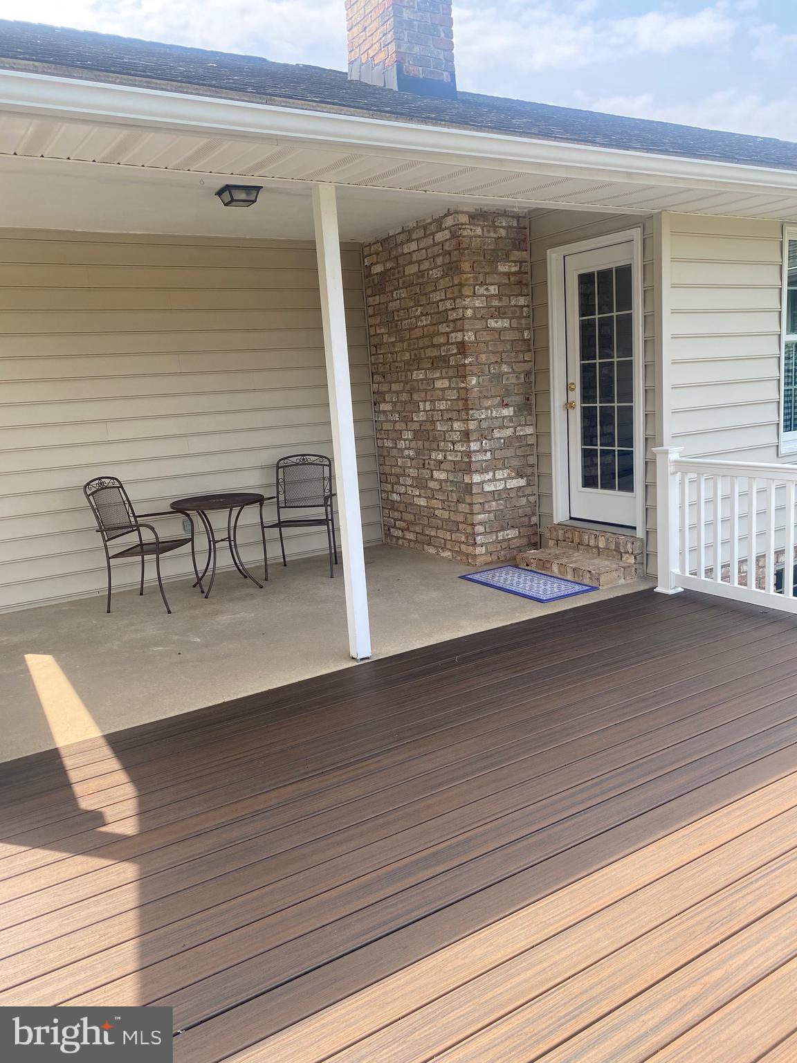 Off Dining Room Side/Rear Porch and Deck