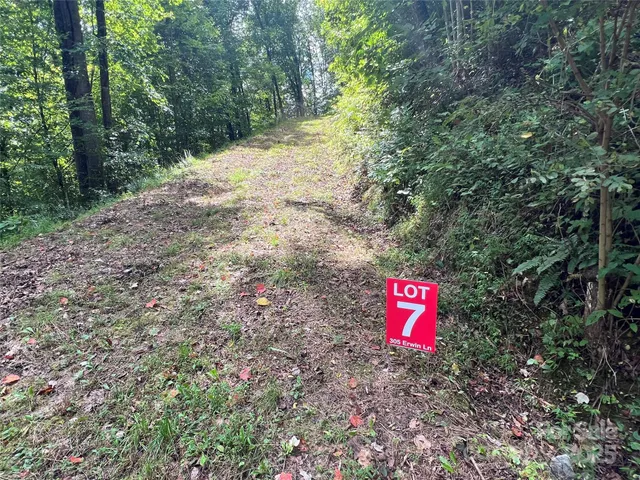 a sign that is sitting in the middle of forest