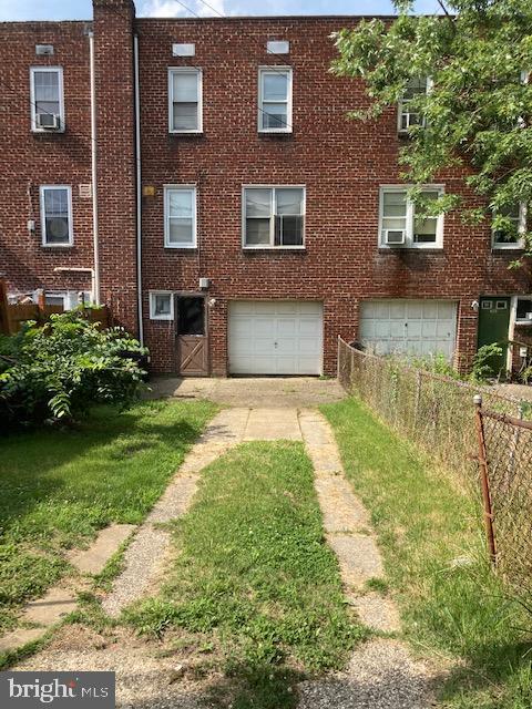2859 Cushing Road Camden, NJ 08104 - Photo 13 of 13 Back of Home with Driveway to Garage