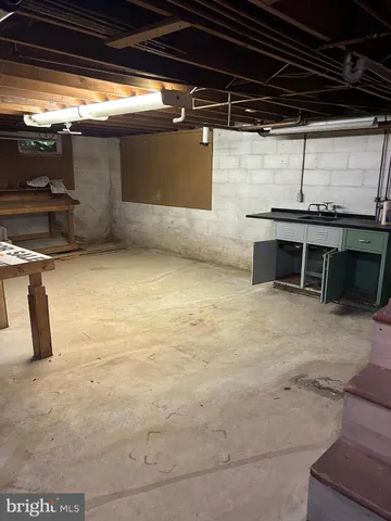 a view of storage and utility room