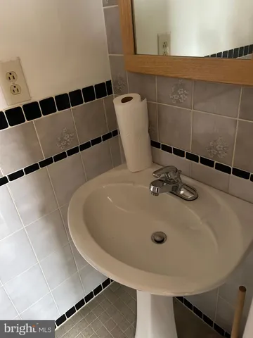 a bathroom with a sink
