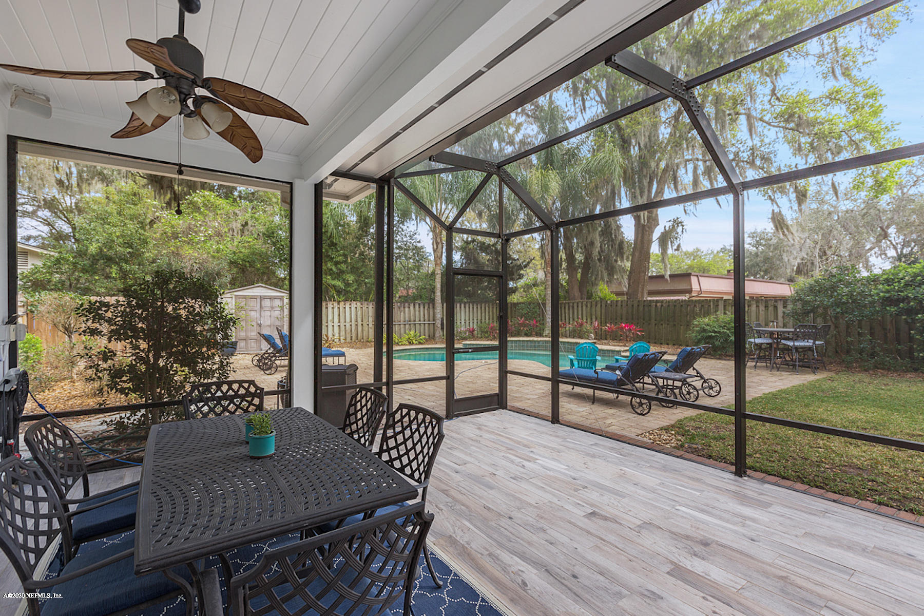 3674 Hilliard Road Jacksonville, FL 32217 - Photo 16 of 31 Screened-in Lanai