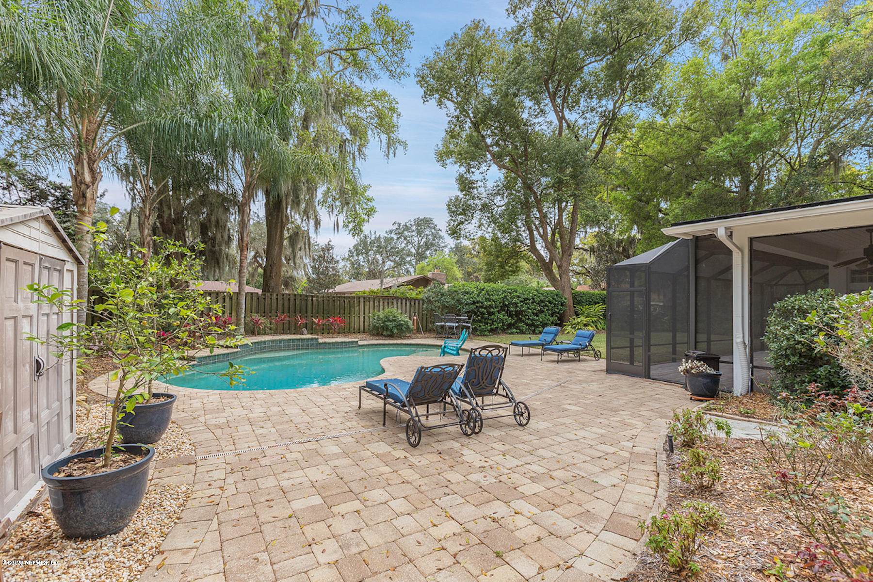 3674 Hilliard Road Jacksonville, FL 32217 - Photo 19 of 31 Pool with Fenced Backyard