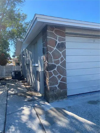 a view of a house with a door