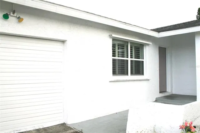a view of a house entryway
