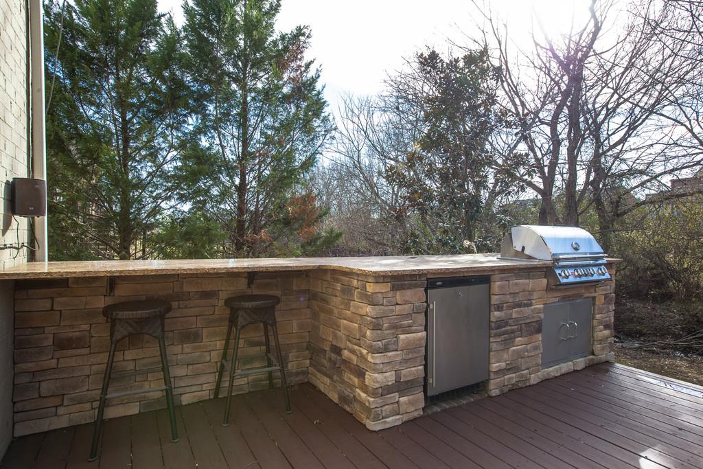 1007 Spruce Ridge Lane Spring Hill, TN 37174 - Photo 20 of 21 Entertain your friends on this lower deck with a built in grill. fridge and bar.
