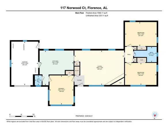 $249,900 | 117 Norwood Court, Florence, AL 35630