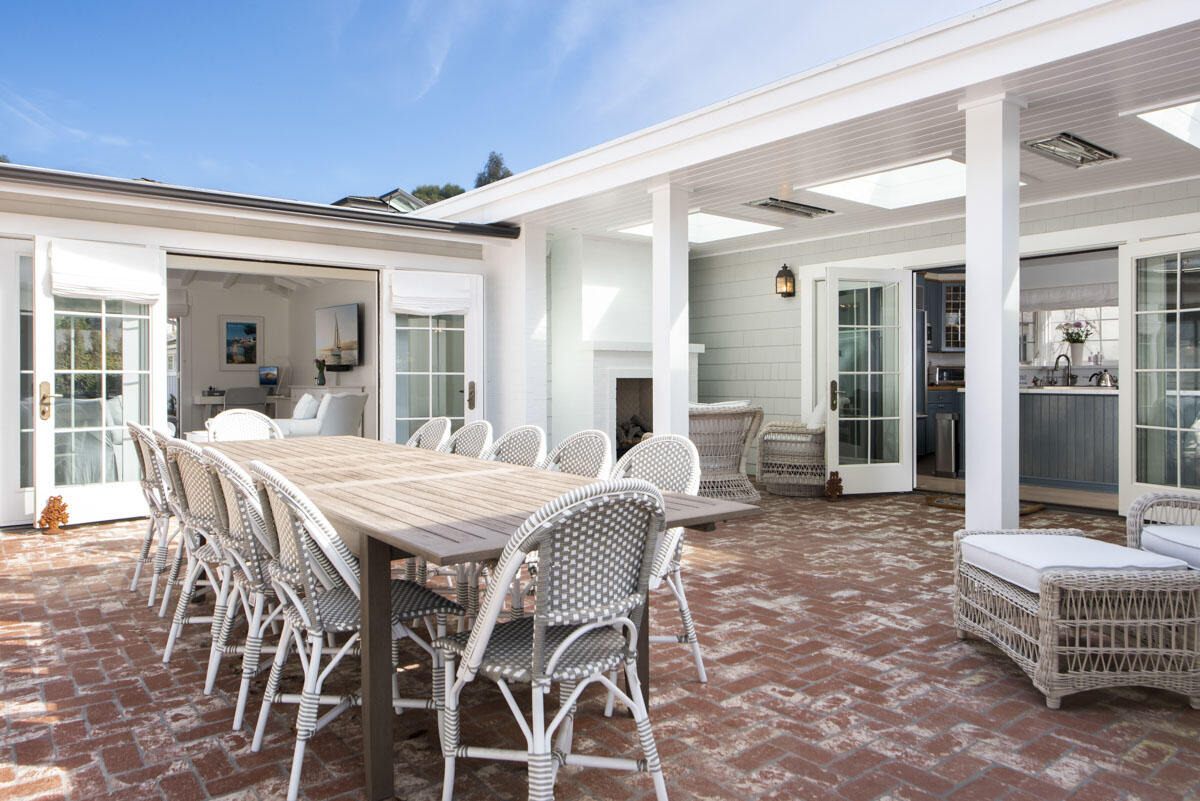 1112 Hill Road Montecito, CA 93108 - Photo 24 of 33 a view of a patio with table and chairs