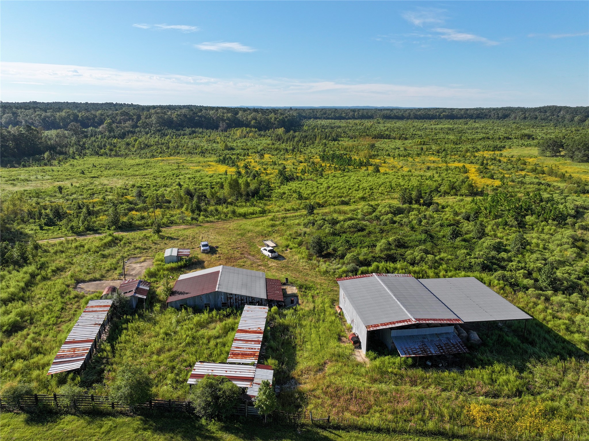 2792 Forest Hopson Road Zavalla, TX 75980 - Photo 17 of 31 an aerial view of a house with a yard
