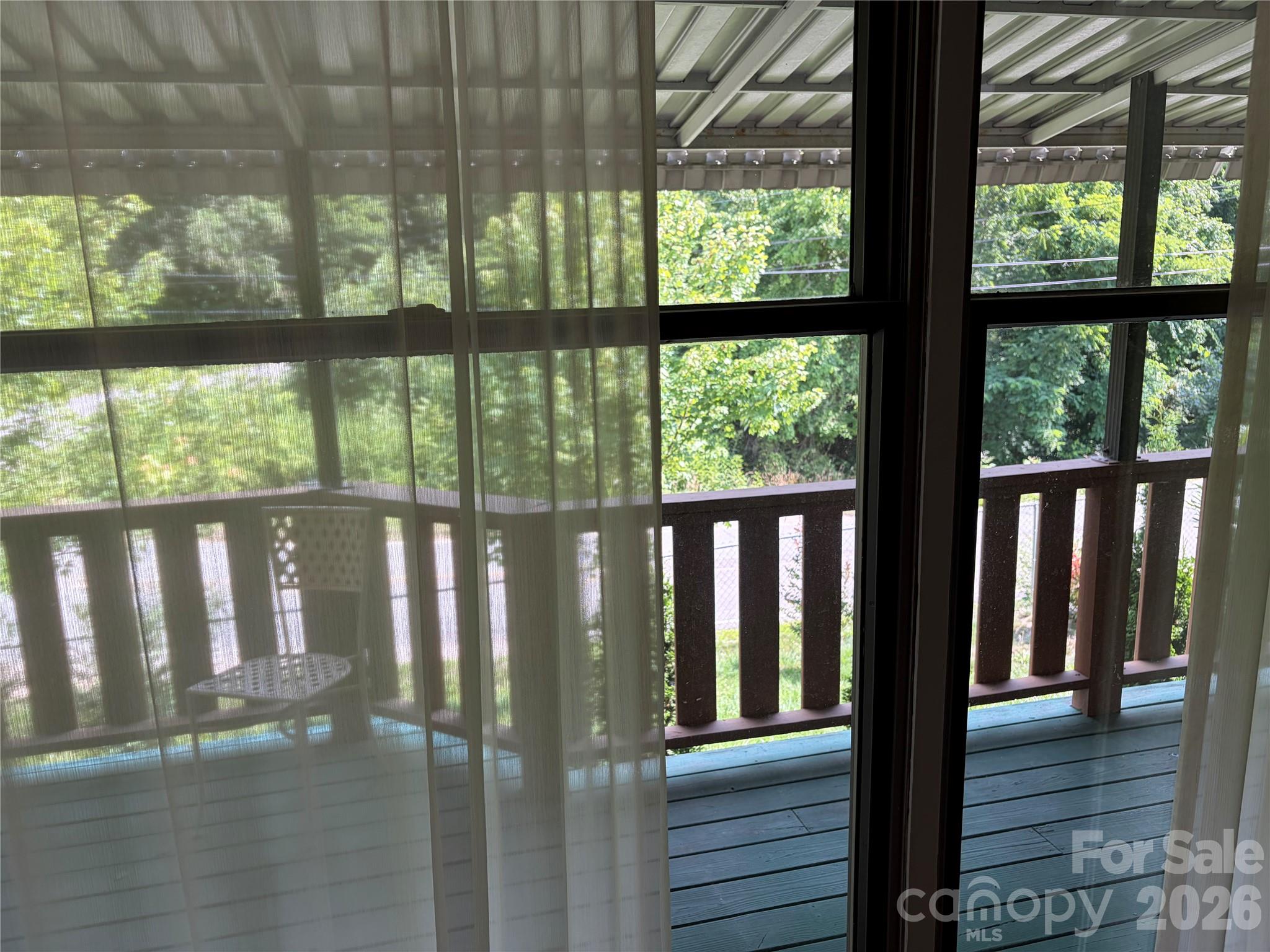 256 A Bruce Road Mars Hill, NC 28754 - Photo 21 of 39 a view of wooden balcony
