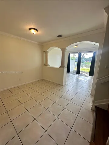 a view of a room & utility room