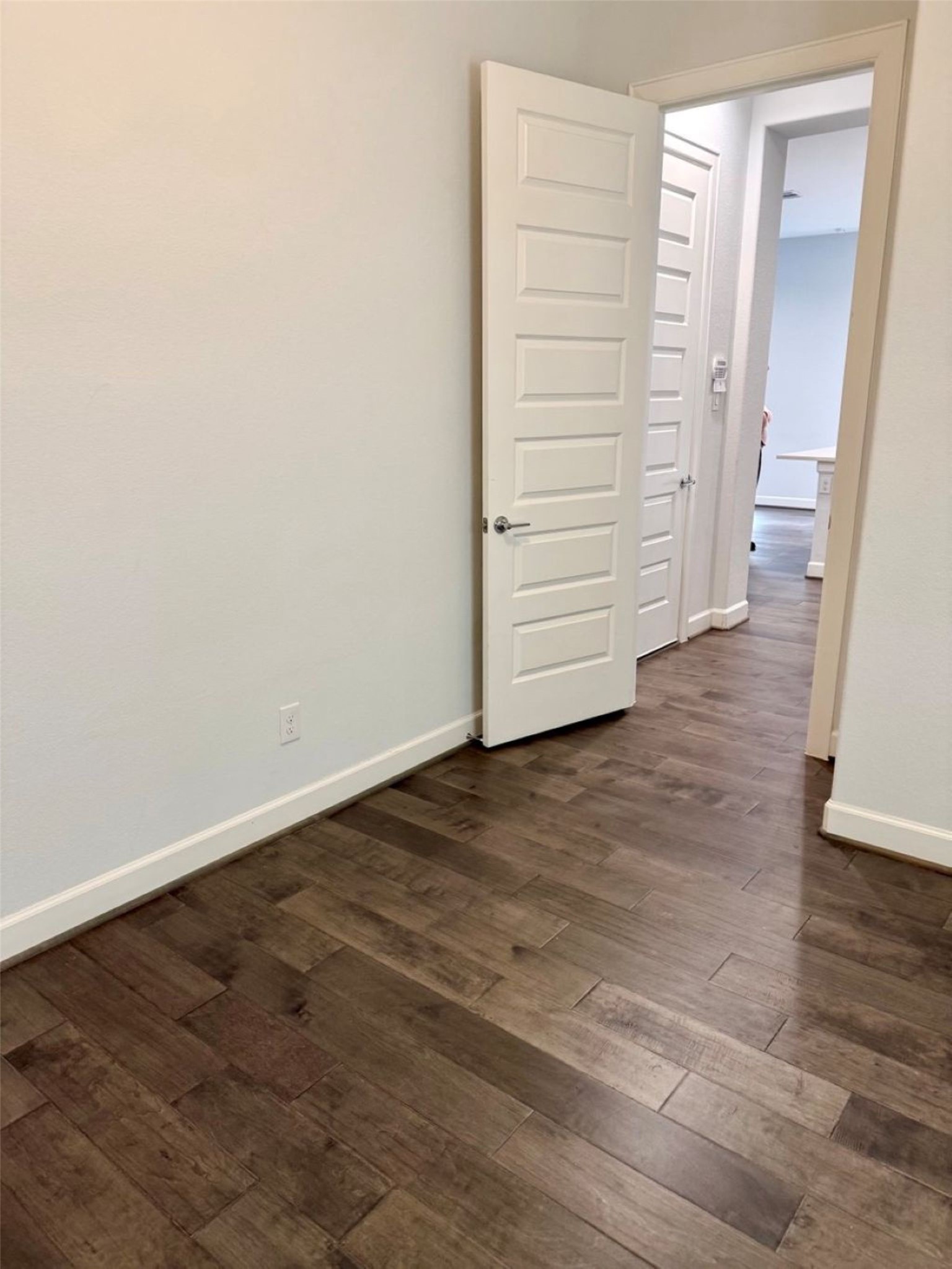 307 Parker Street Houston, TX 77007 - Photo 10 of 25 an empty room with wooden floor and closet
