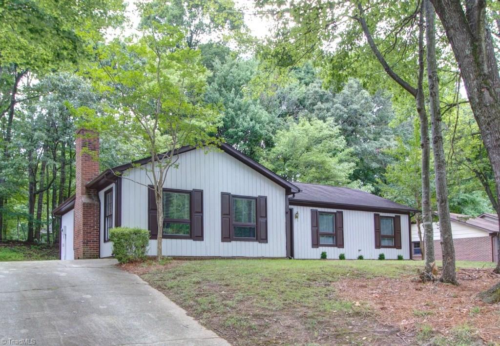 1112 Eagle Road Greensboro, NC 27407 - Photo 3 of 21 Exterior front freshly painted!