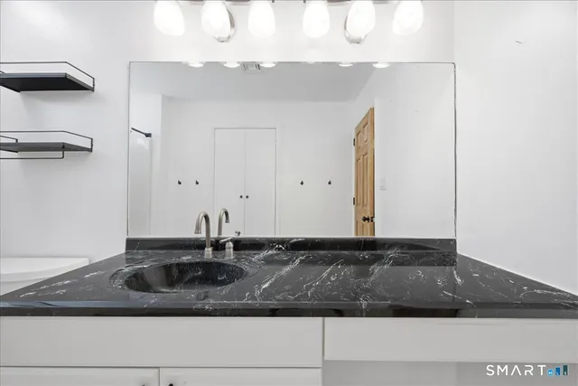a view of a big room with closet and wooden floor