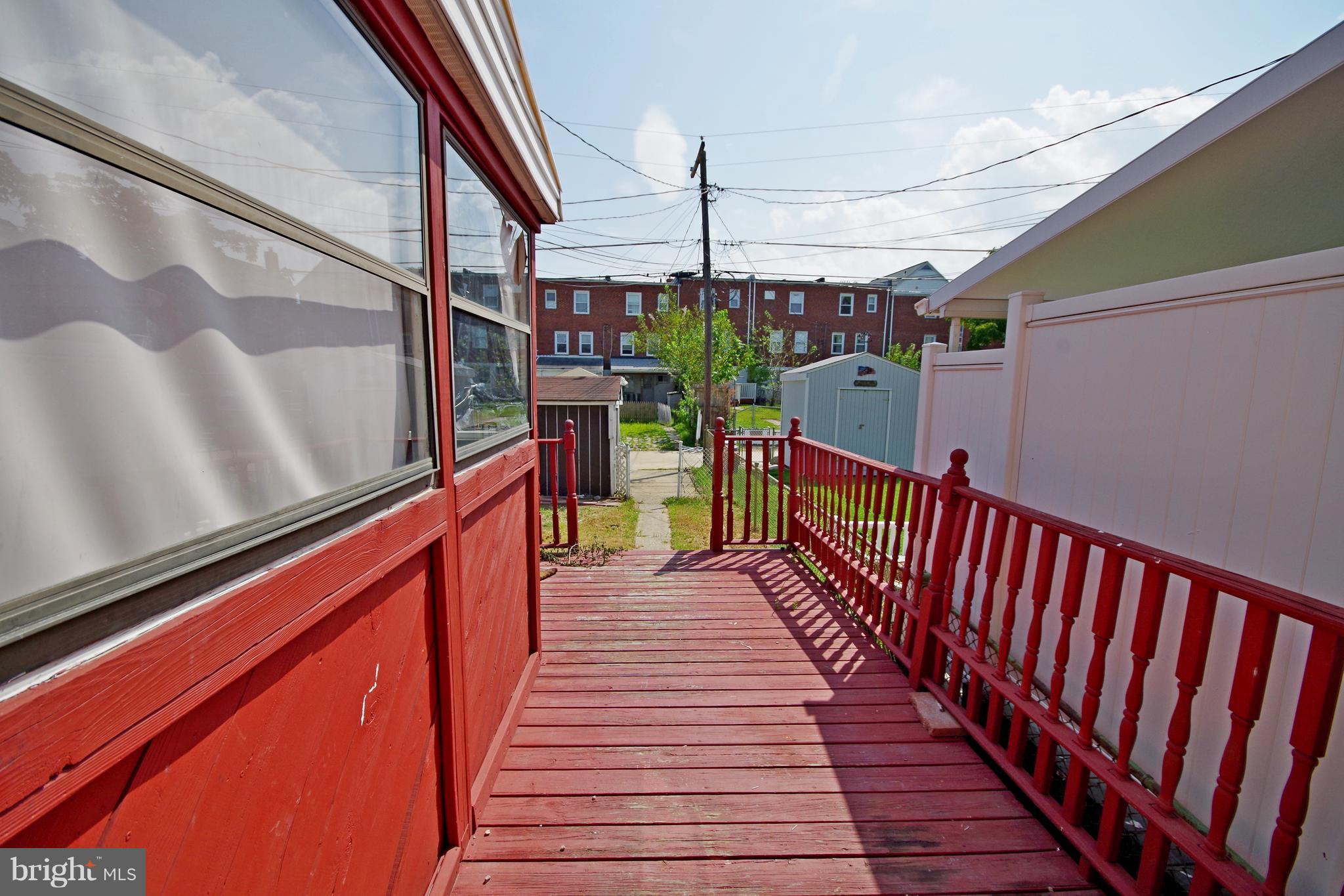 7457 Lawrence Road Dundalk, MD 21222 - Photo 18 of 24 a view of balcony and deck