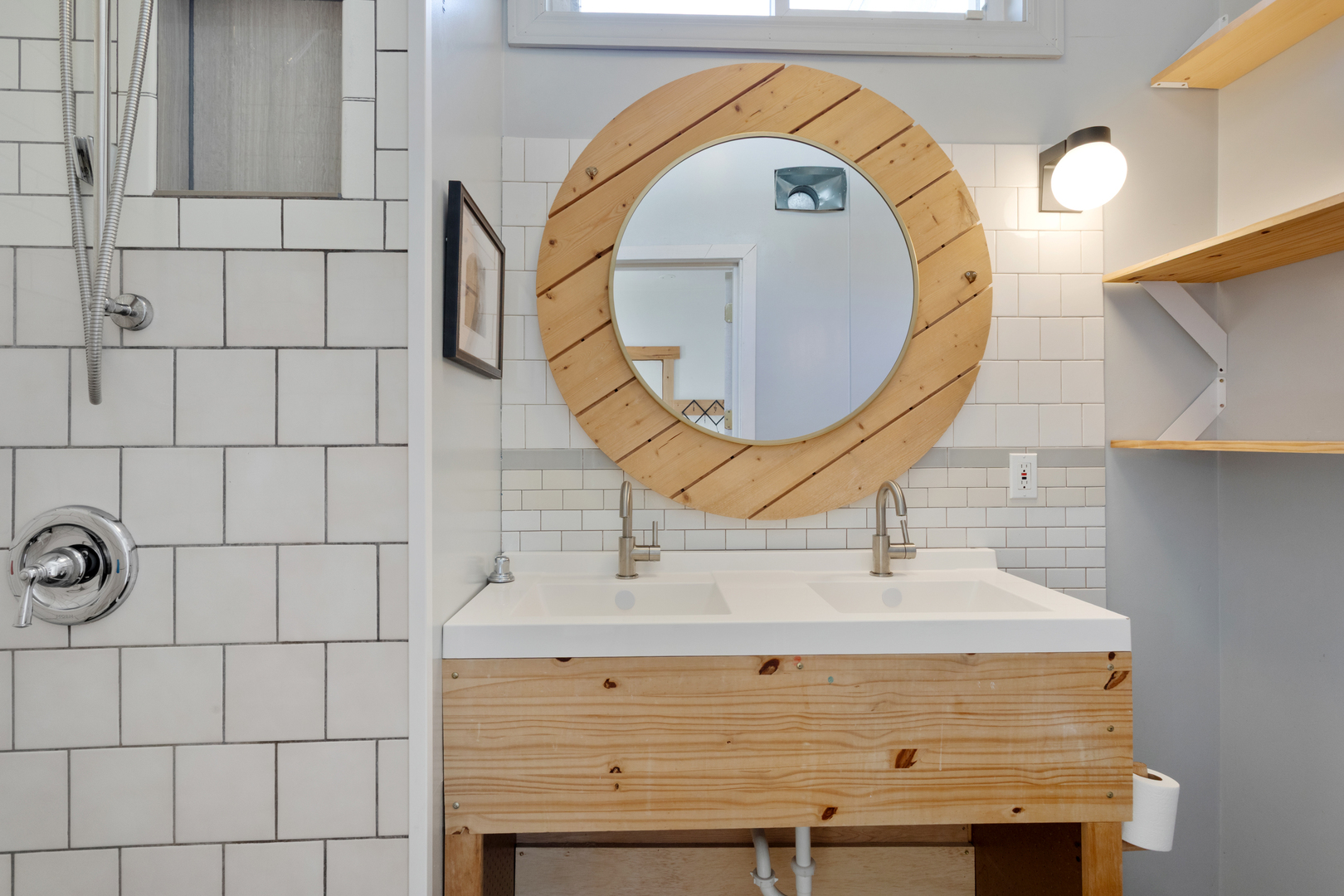 4837 West Irving Park Road, Unit 2 Chicago, IL 60641 - Photo 13 of 24 a bathroom with a sink and a mirror