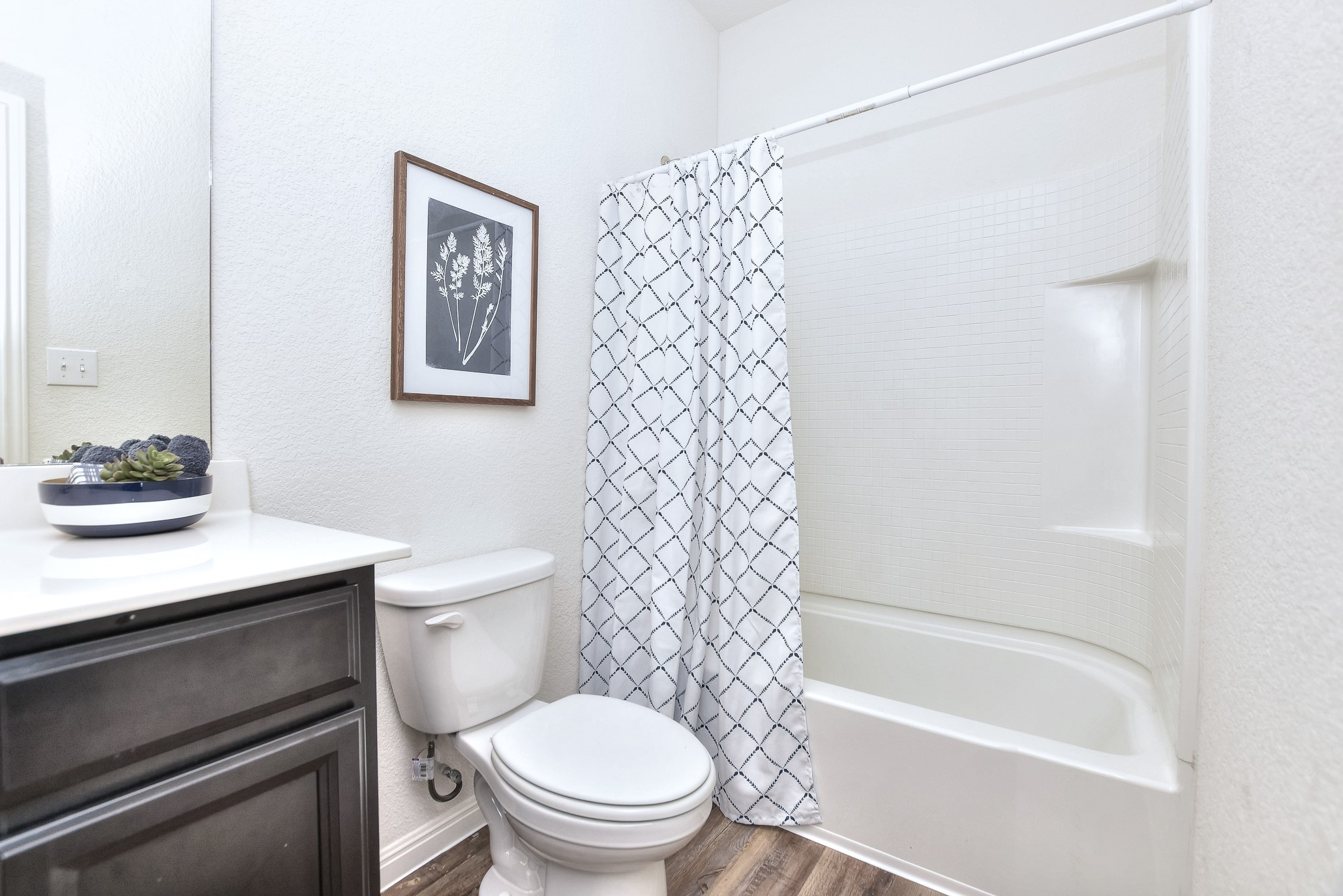 109 Helios Drive Jarrell, TX 76537 - Photo 16 of 29 a bathroom with a sink a toilet and shower