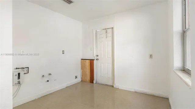 a view of an empty room