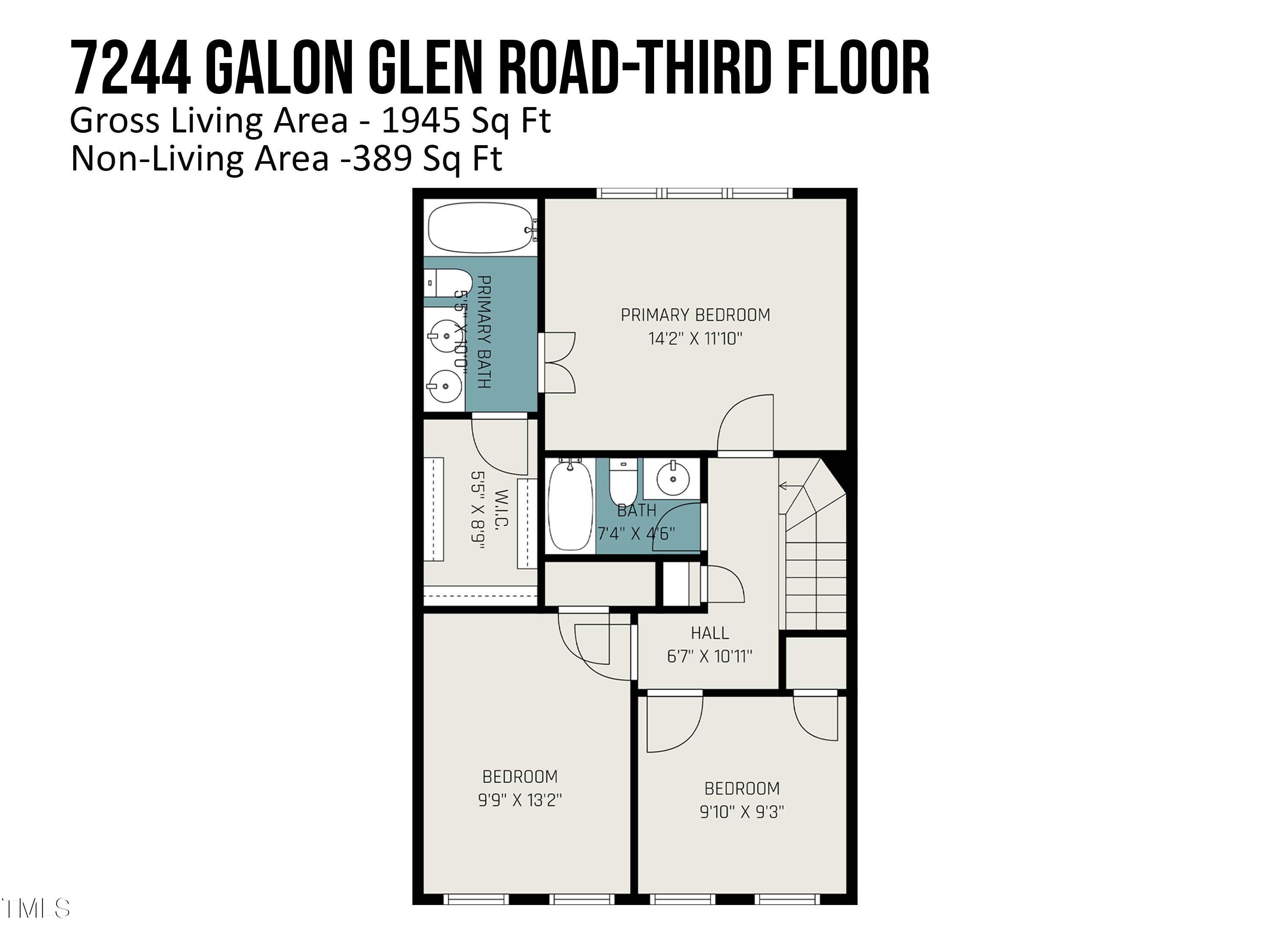 7244 Galon Glen Road Raleigh, NC 27613 - Photo 35 of 38 Third Floor