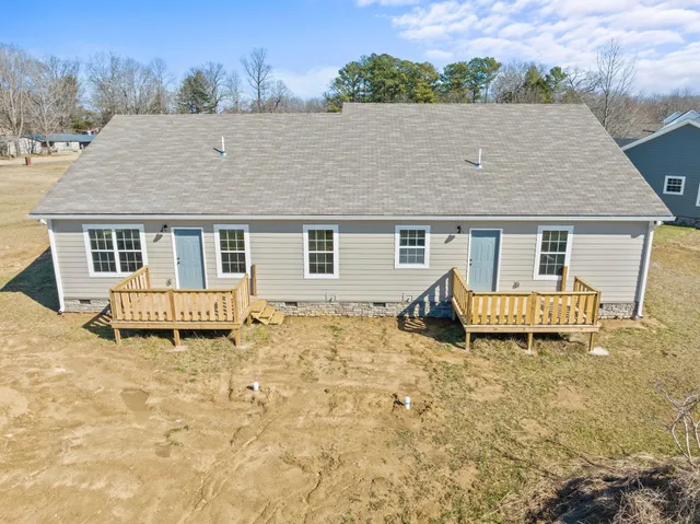 front view of house with a yard