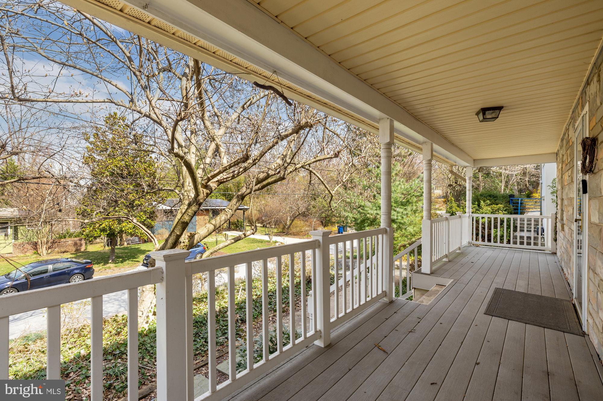 6112 Madawaska Road Bethesda, MD 20816 - Photo 5 of 56 a view of a wooden deck