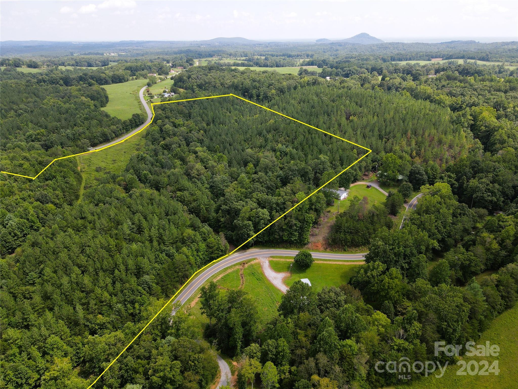 5157 Rhoney Road Connelly Springs, NC 28612 - Photo 2 of 29 a view of a balcony with a forest