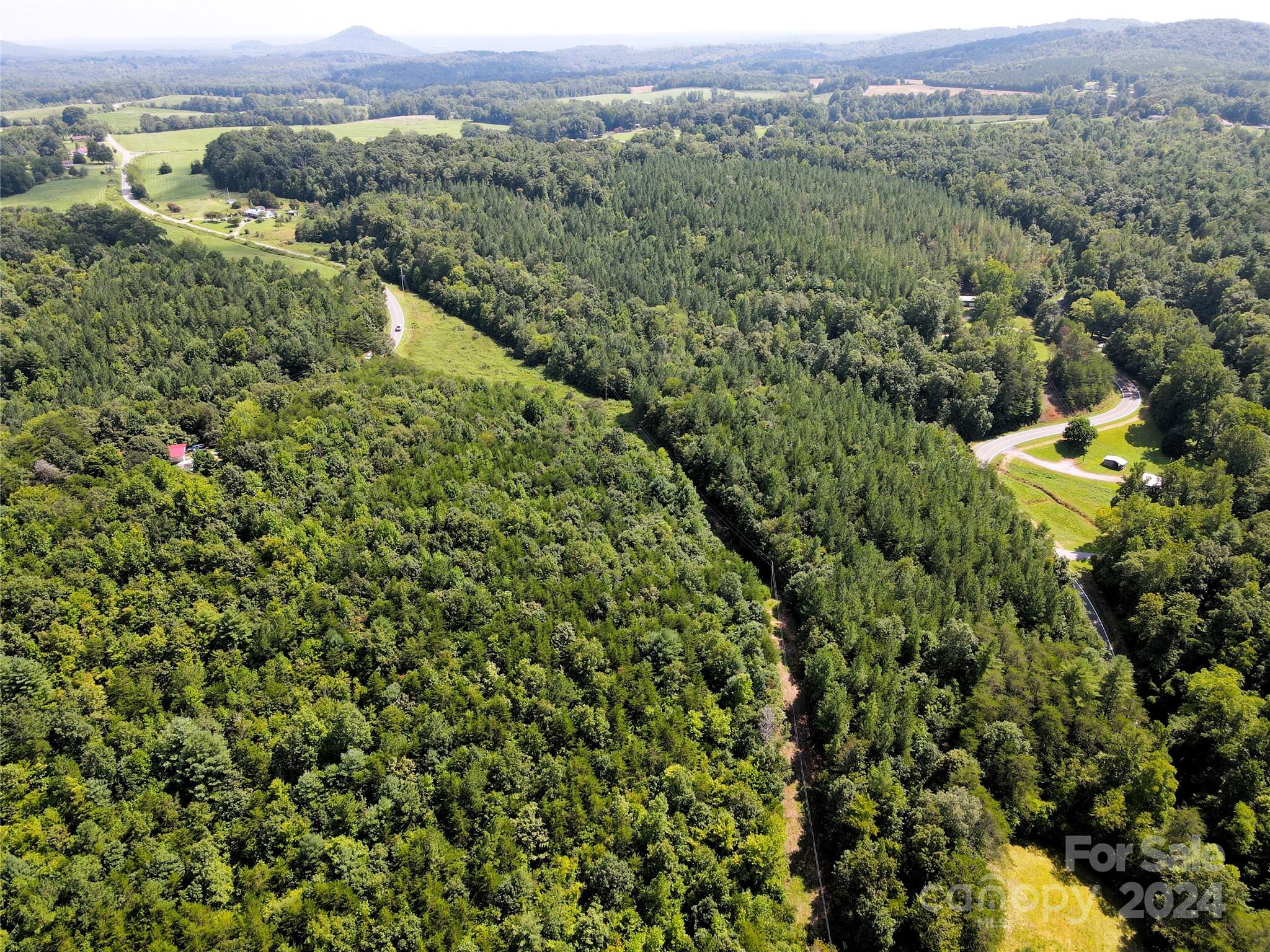 5157 Rhoney Road Connelly Springs, NC 28612 - Photo 23 of 29 an aerial view of a houses with a lush green hillside