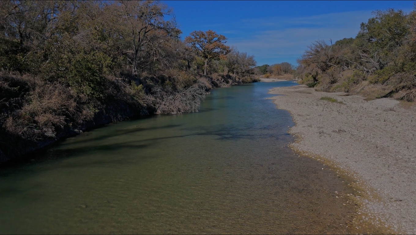 Water view featuring a heavily wooded area