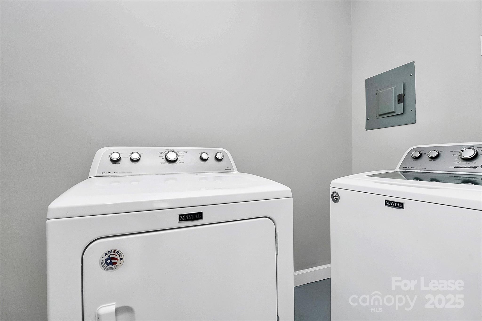 4103 Little Mountain Road Gastonia, NC 28056 - Photo 14 of 20 a utility room with dryer and washer