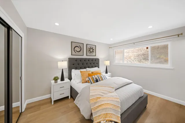 a view of a house with lounge chair