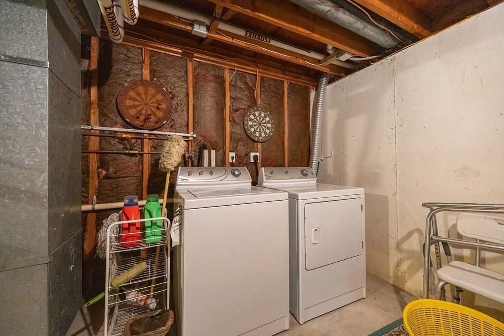 21 Trinity Drive Milford, MA 01757 - Photo 26 of 38 a utility room with dryer and washer